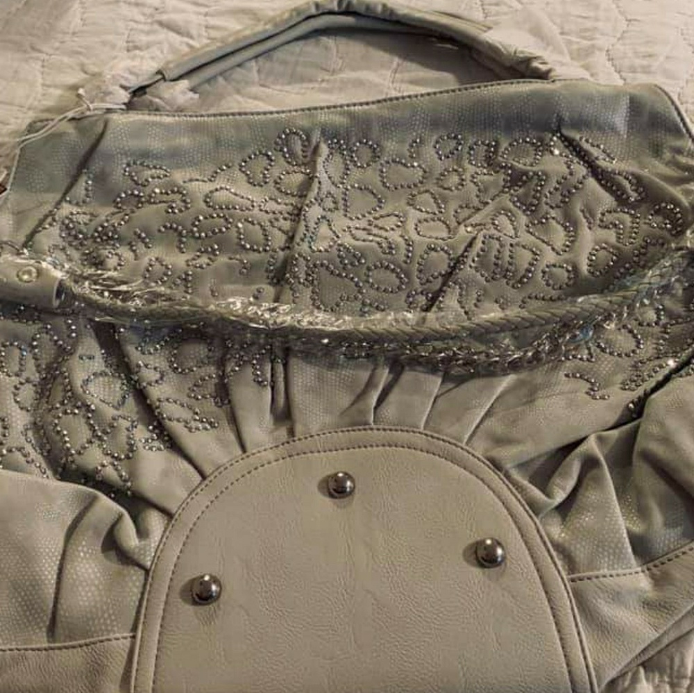 Nwt xlarge embellished handbag